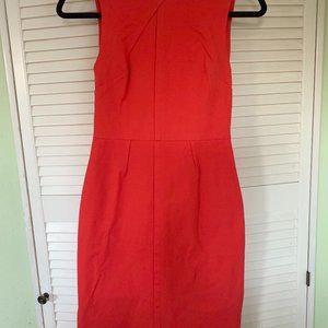 Banana Republic Red Sheath Dress Petite 0
